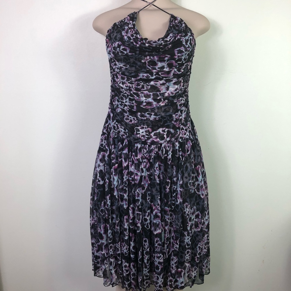 Diane von Furstenberg purple and black sundress - Picture 14 of 15